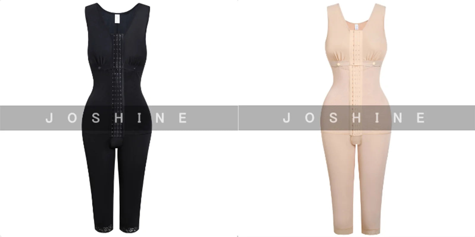 Fajas Colombians Open Bust Bodysuits Tummy Control Adjustable Hook And Eye Front Closure High Compression Women‘s Shapewear