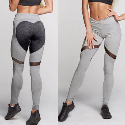 Peach Heart Leggings - Legsgofashions