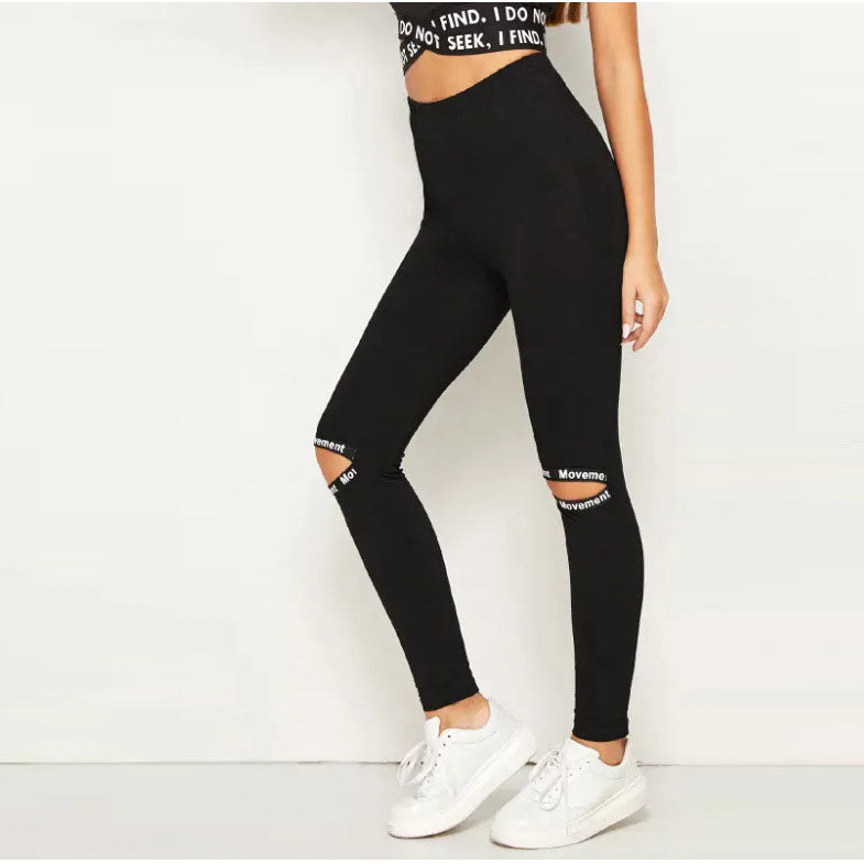 Stitching yoga sports leggings - Legsgofashions