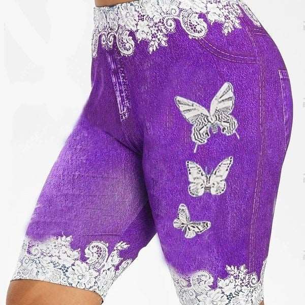 Butterfly Print Leggings | Women's Butterfly Leggings | Legsgofashions