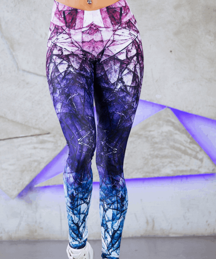 Digital Print Yoga Pants | Angel Wings Women Tights | Legsgofashions