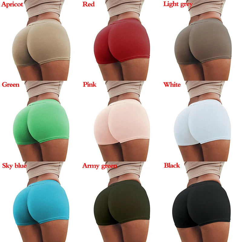 Sexy Women Shorts Push Up Running Gym Legging Bottoms Tights Stretch Breathable Fitness Workout Sport Short Summer