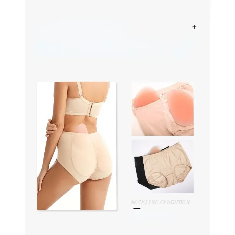 Silicone Buttock Padded Slimming Panties Enhancer False Butt Lift Gluteus Shapewear 2024