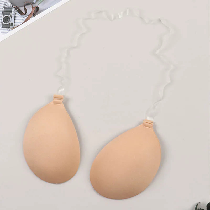 Nipple Covers Breast Lift Reusable Breast Pasties Petals Push Up Invisible Sticky Bra Adhesive Liner Booby Tape For Women