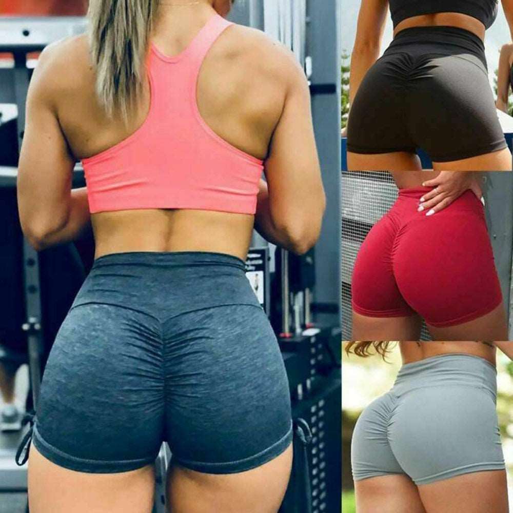 Fitness Short Pants for Women Slim Tight Shorts Leggings