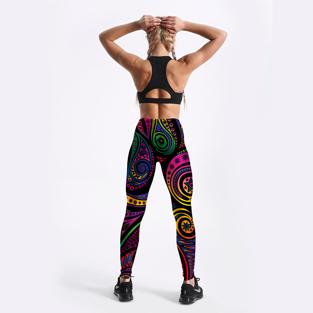 Printed leggings for women - Legsgofashions