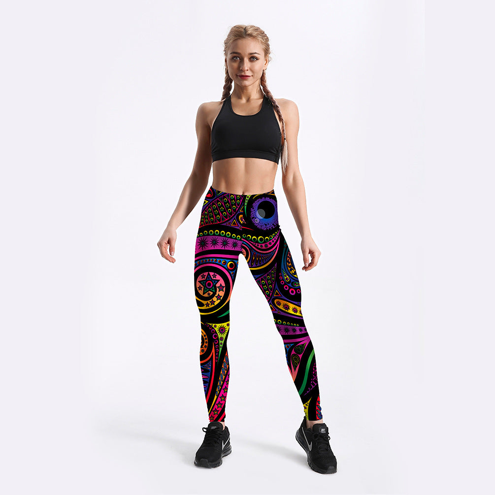 Printed leggings for women - Legsgofashions