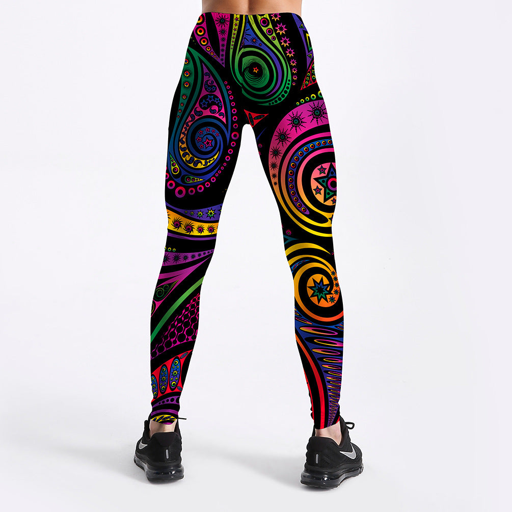 Printed leggings for women - Legsgofashions