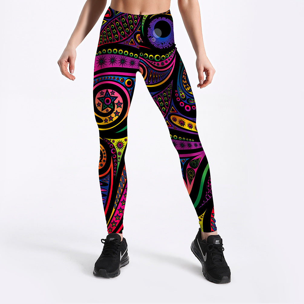 Printed leggings for women - Legsgofashions