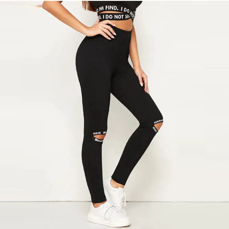 Stitching yoga sports leggings - Legsgofashions