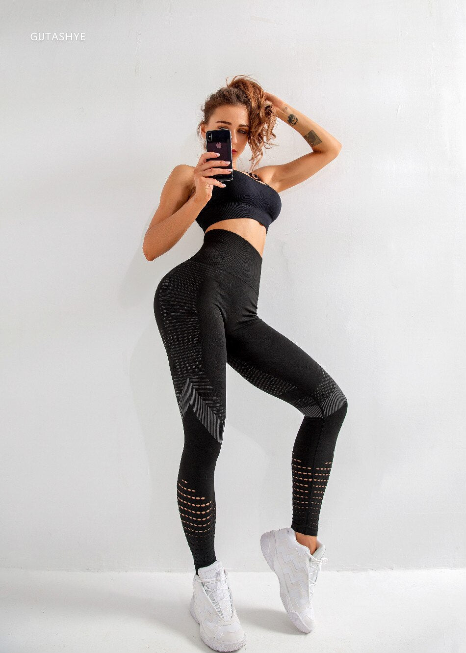 Yoga Pants Push Up Fitness Tight Workout Tummy Control Gym Athletic Sportswear - Legsgofashions