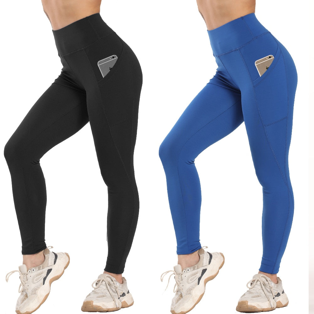 Seamless High Waist Yoga Leggings Tights Women Workout Breathable - Legsgofashions