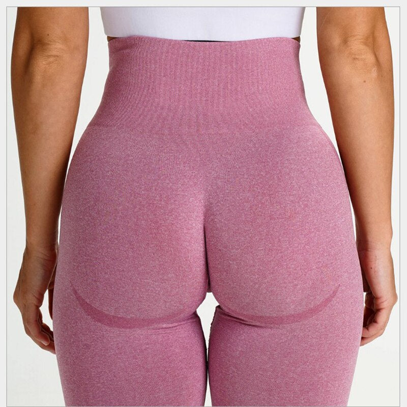 WANYUCL Seamless Leggings Sport Women Fitness Push Up Yoga Pants High Waist Squat - Legsgofashions