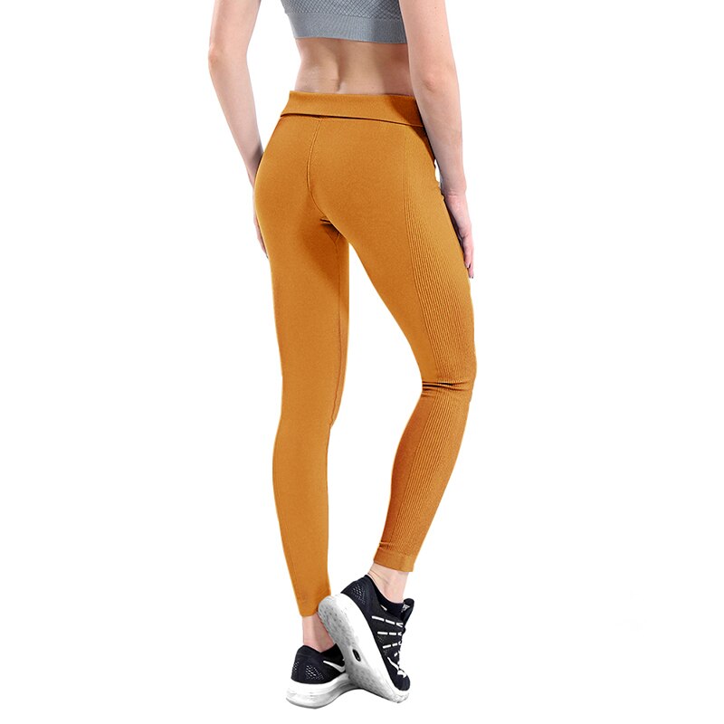 Seamless High Waist Yoga Leggings Tights Women Workout Breathable