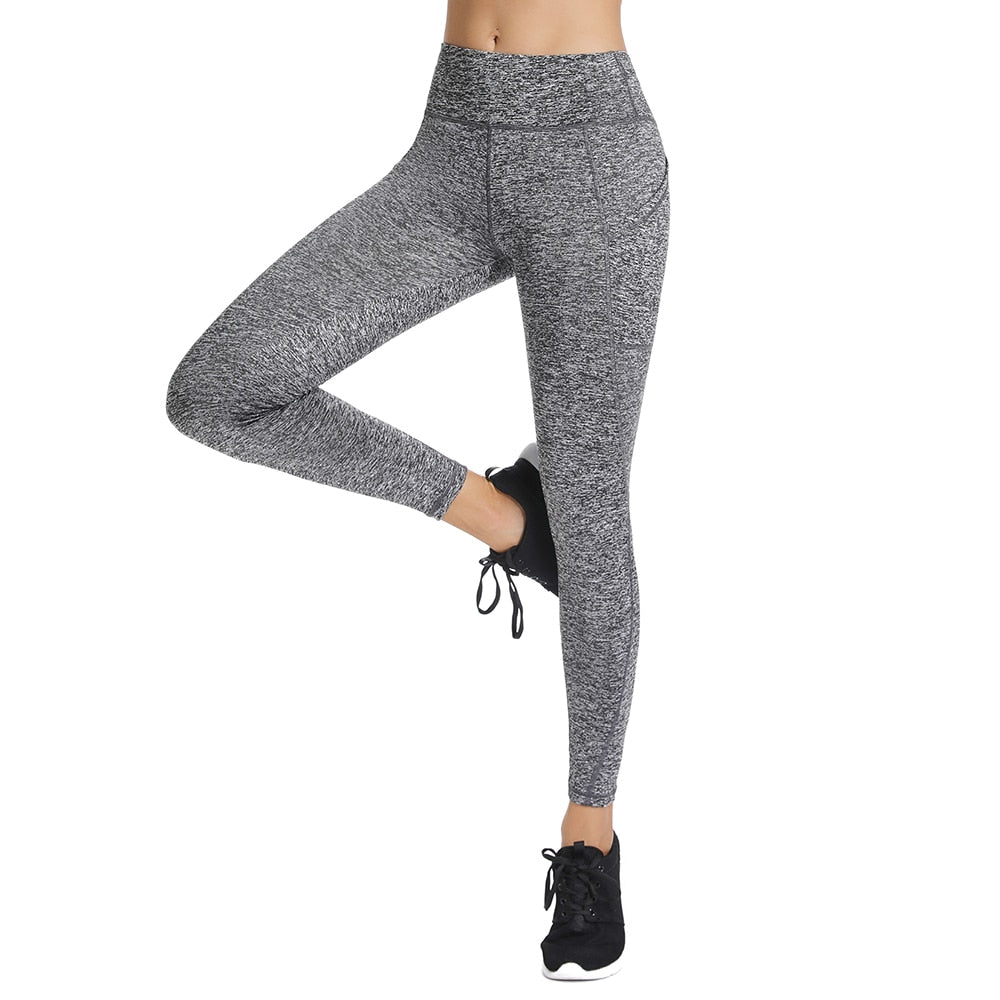 Seamless High Waist Yoga Leggings Tights Women Workout Breathable - Legsgofashions