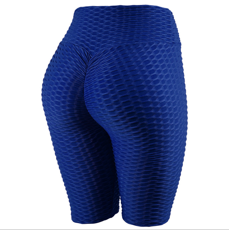 New Fashion Jacquard Leggings Yoga Fitness Sports Five Pants