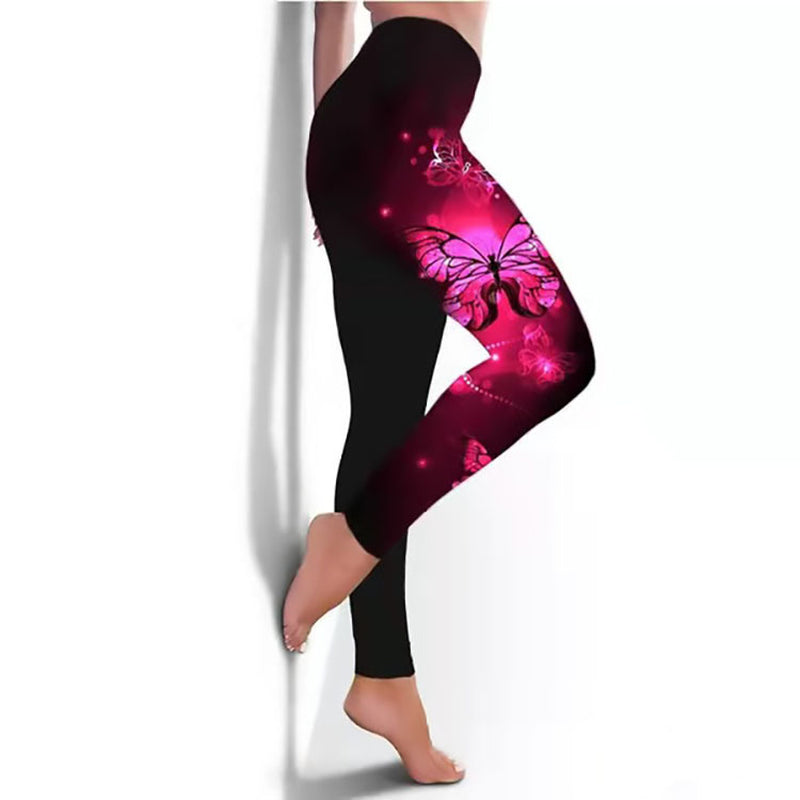 Women'S Breathable Skinny Printed Legging Yoga Pants